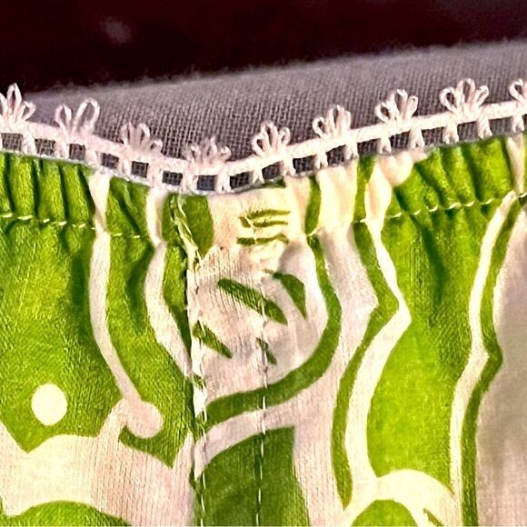 EUC Floral Boho Skirt Grn White 18 - Picture 9 of 9